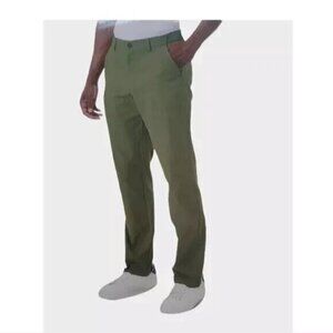 NWOT 32 Degrees Cool Mens W34 L30 Stretch Performance Green Pants Polyester